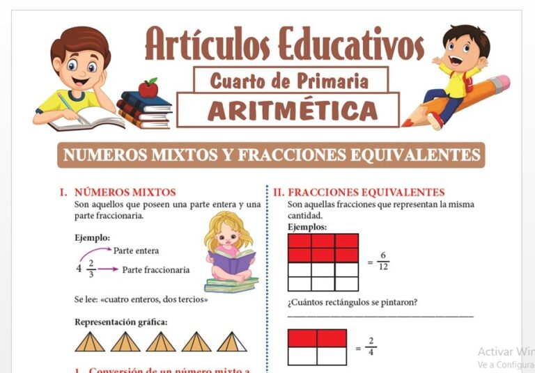 Aritmética para Cuarto de Primaria — Articulos Educativos