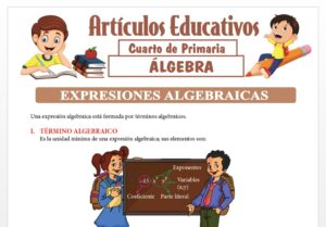 Expresiones Algebraicas para Cuarto de Primaria