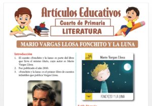 Mario Vargas Llosa Fonchito y la Luna para Cuarto de Primaria