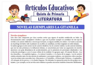 Novelas Ejemplares La Gitanilla para Quinto de Primaria