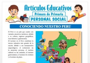 Conociendo Nuestro Perú para Primero de Primaria