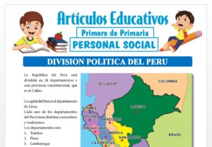 División Política del Perú para Primero de Primaria