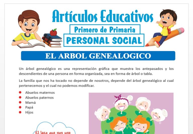 El Árbol Genealógico para Primero de Primaria