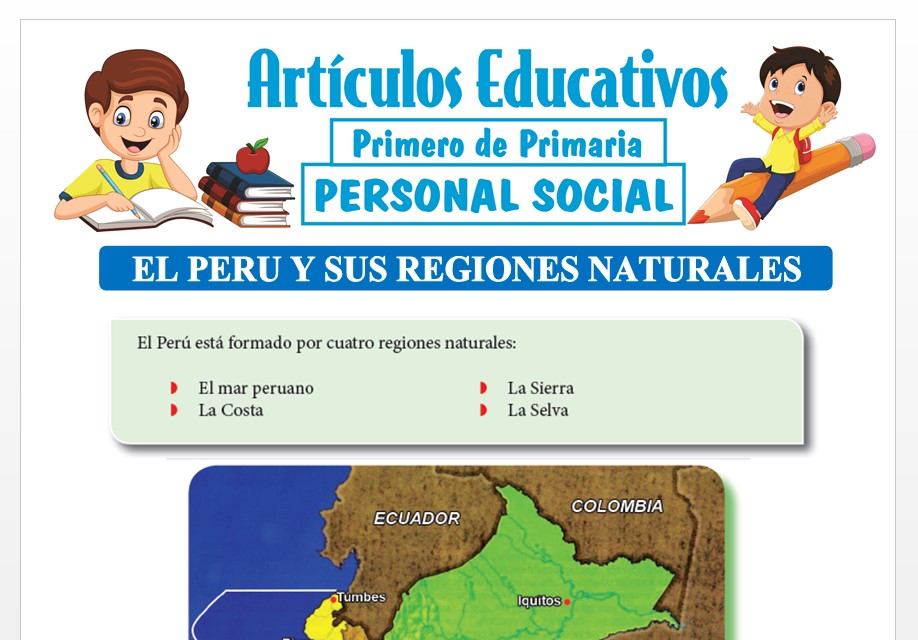 El Perú y sus Regiones Naturales para Primero de Primaria